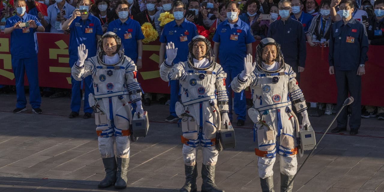 China launches three-man crew to new space station - MarketWatch
