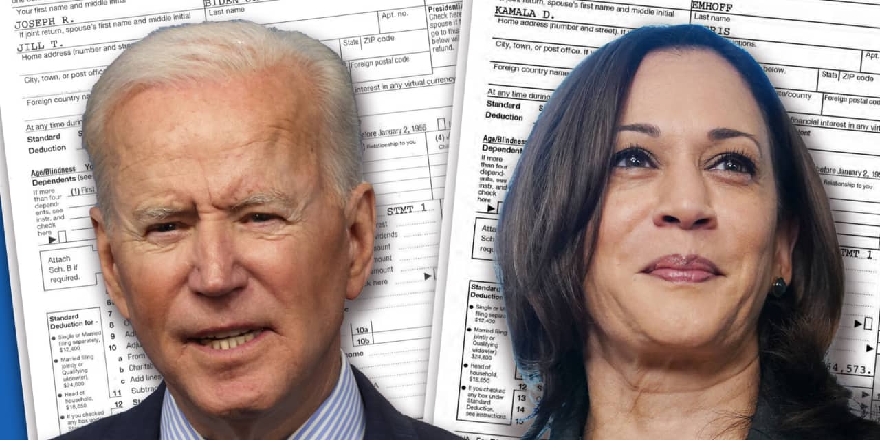 How much income tax will Biden and Harris pay under their proposed hikes?
