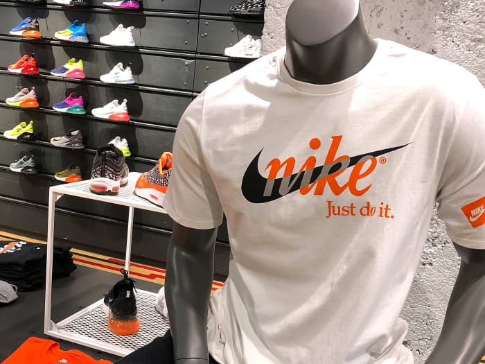 Nike store buy outlet one and second hakf