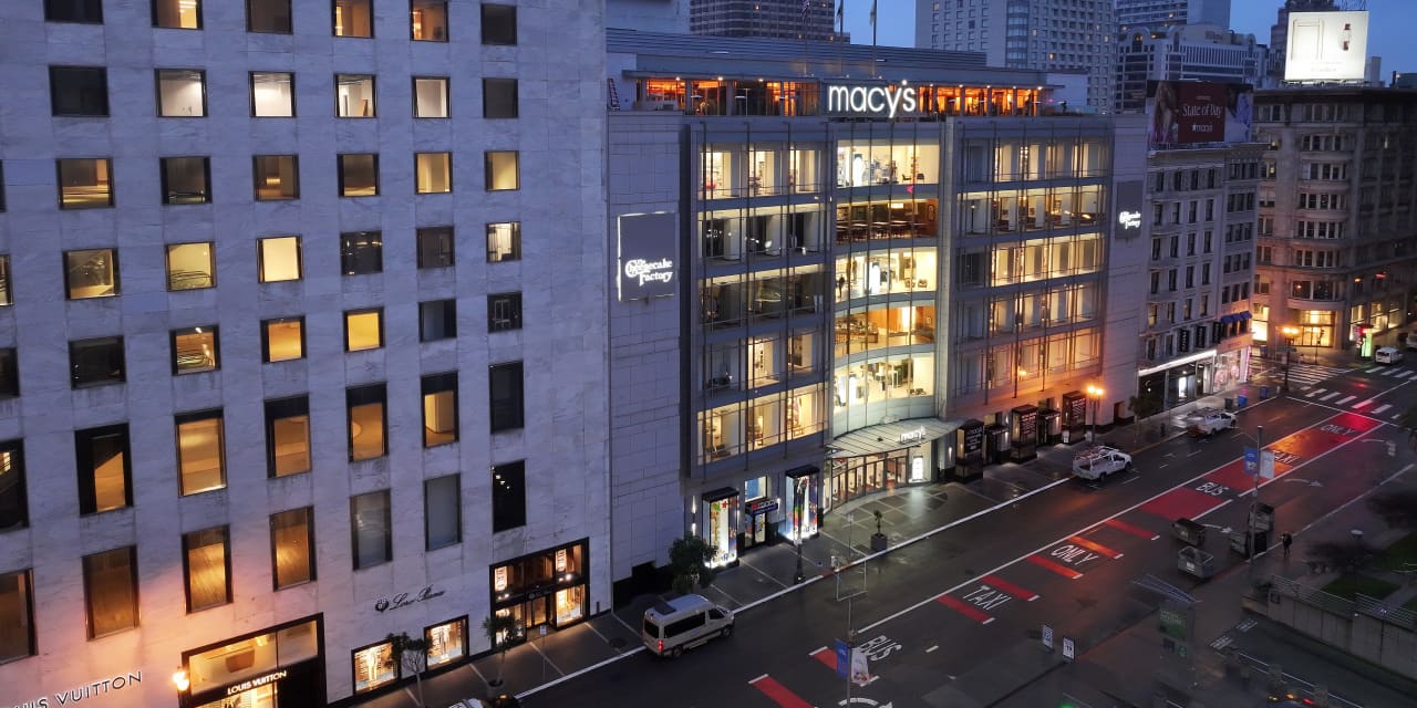 An investor group has raised its takeover bid for Macy’s by nearly  billion.