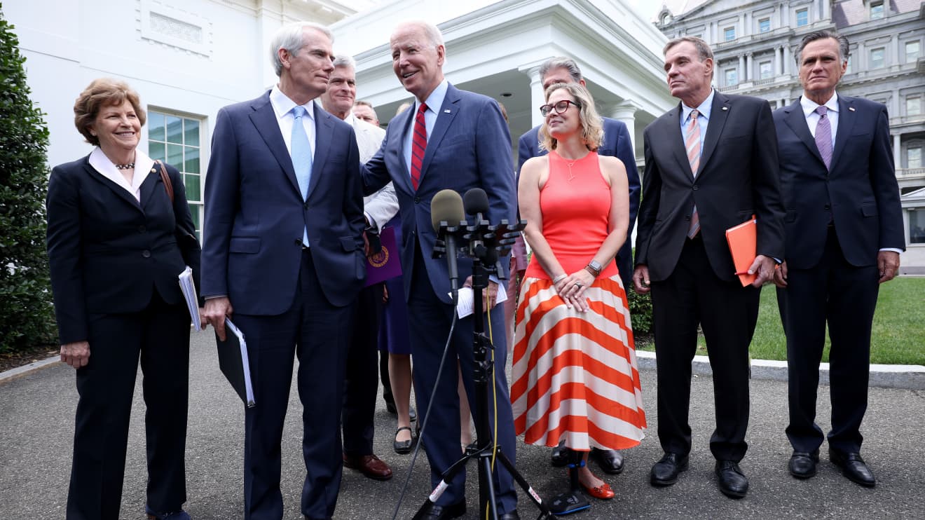 We Have A Deal Biden Says After Meeting With Senators On Bipartisan Infrastructure Plan Marketwatch