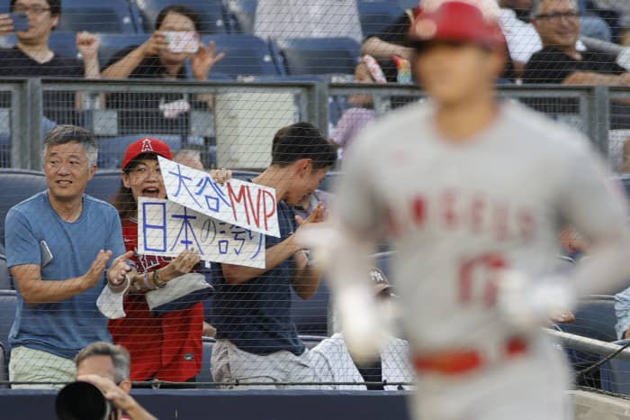 How many home runs is Shohei Ohtani on pace for?