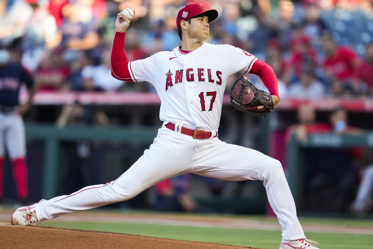 Ohtani becomes first two-way All-Star with perfect first inning