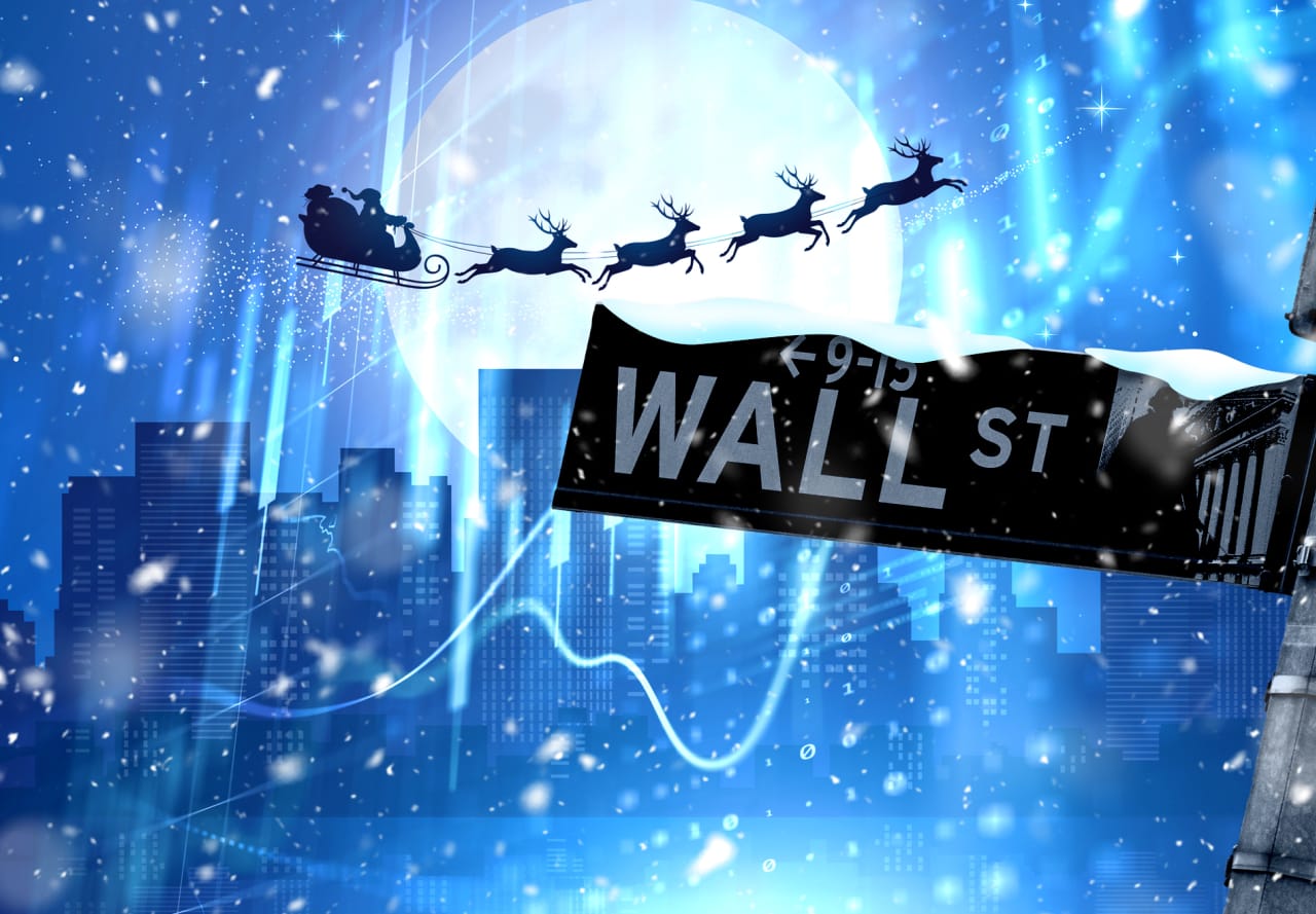 Wall Street’s Santa Claus rally window is about to open with the Dow down in December