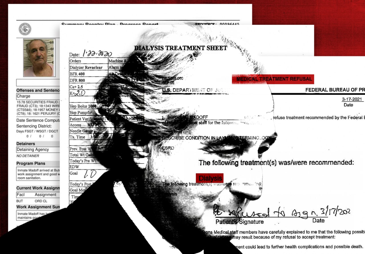 Exclusive: Bernie Madoff's harrowing final days: hallucinations, dire  medical conditions, and waiting for the end to come - MarketWatch
