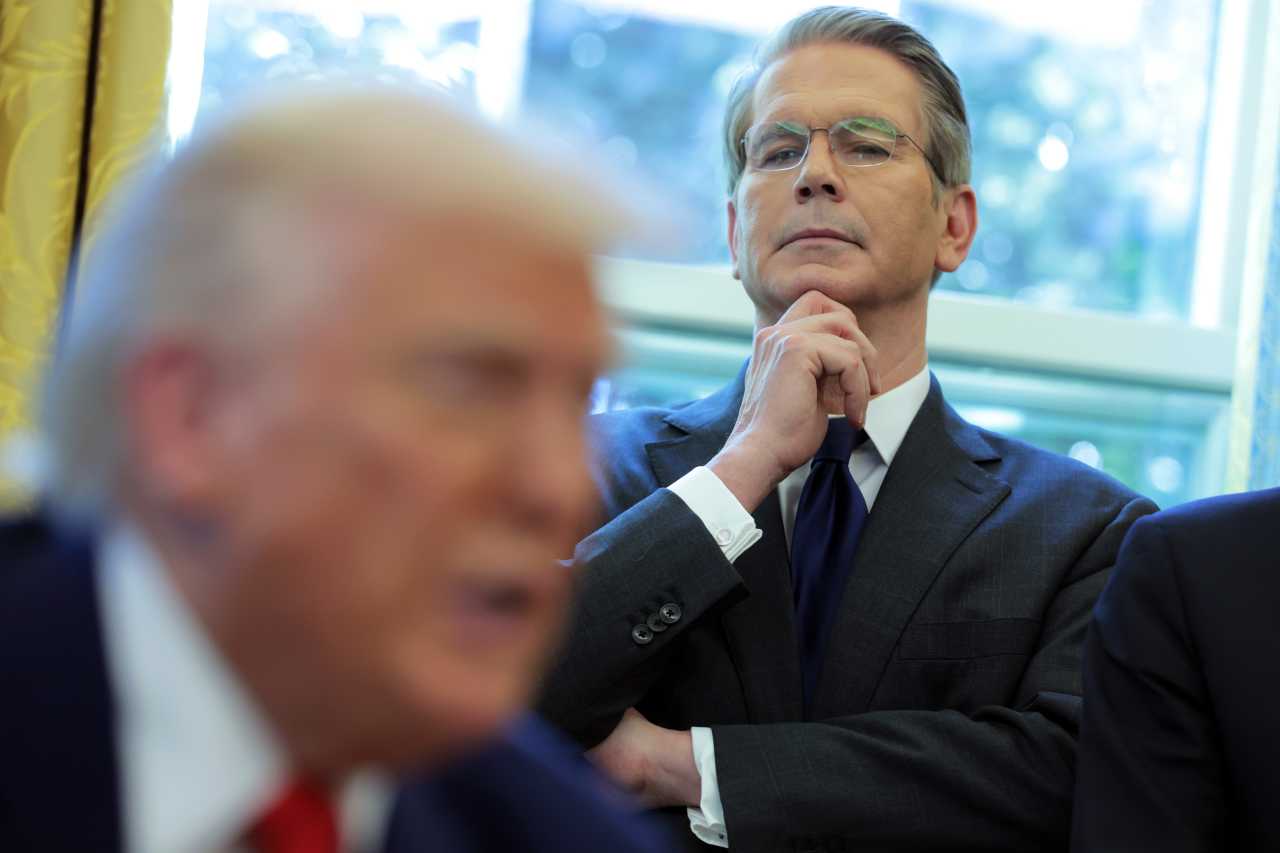 Scott Bessent offers a gentler message, saying ‘America First’ does not mean ‘America alone’