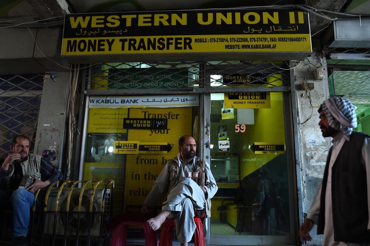 Western Union suspends money transfers to Afghanistan, cutting off