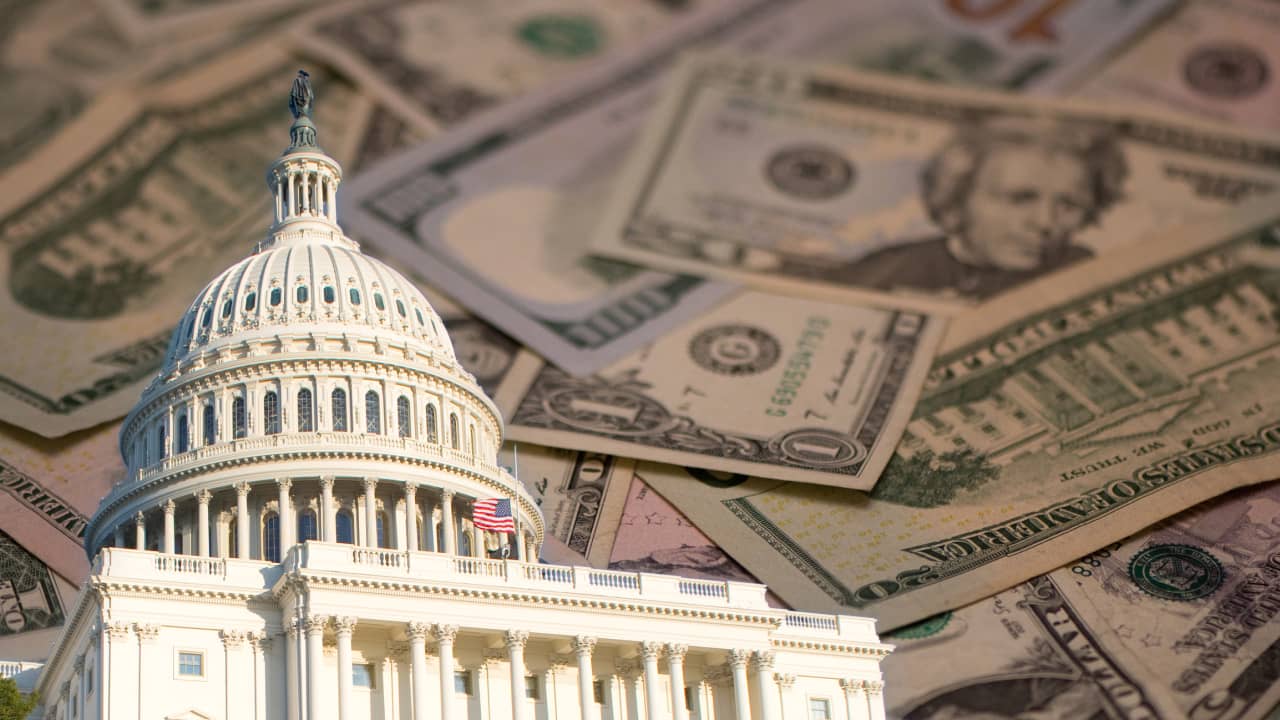 U.S. budget deficit tops $1 trillion halfway through fiscal year