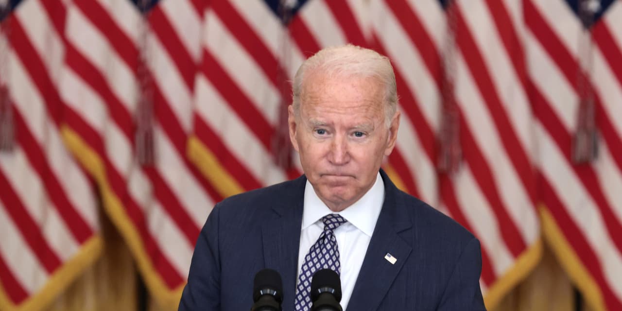 Biden’s approval rating flips for the first time amid Afghan crisis