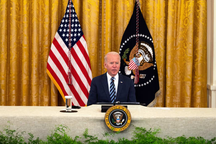 Biden tells top CEOs at White House summit to step up on cybersecurity