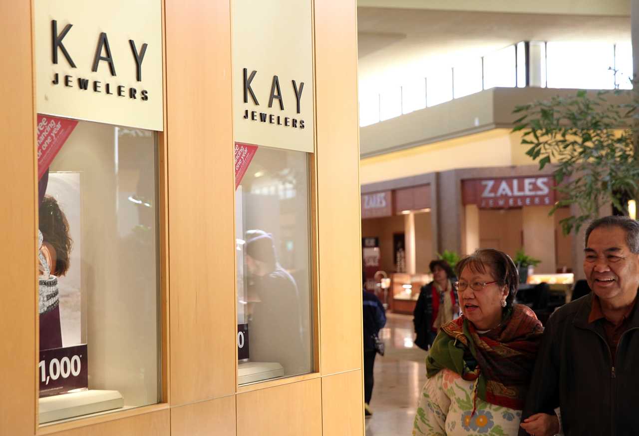 Diamonds are selling again, as Signet sees sales growth. The stock has been surging.
