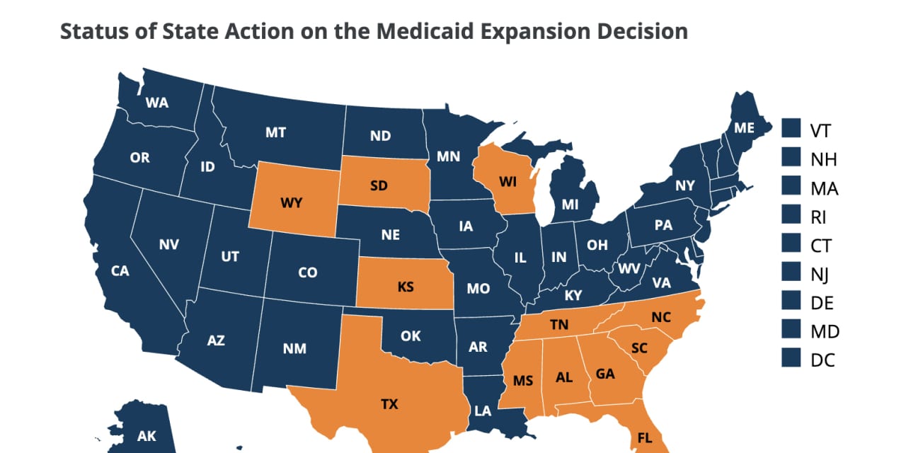12 states still refuse to expand Medicaid. Why that’s a problem for all ...