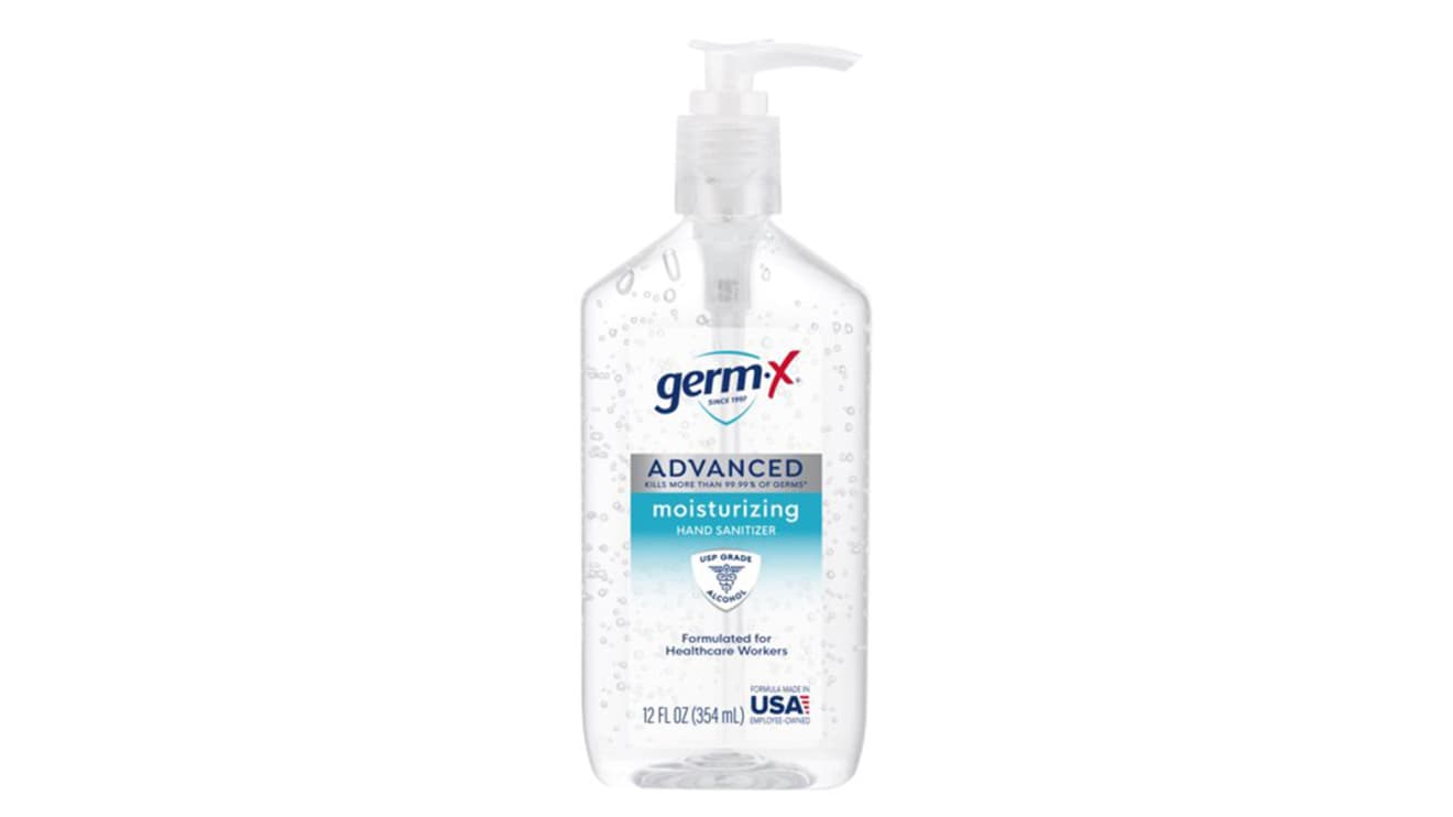 Germ x advanced hand shop sanitizer