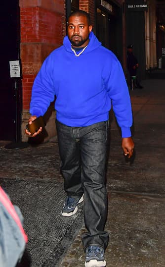 Kanye shop blue hoodie