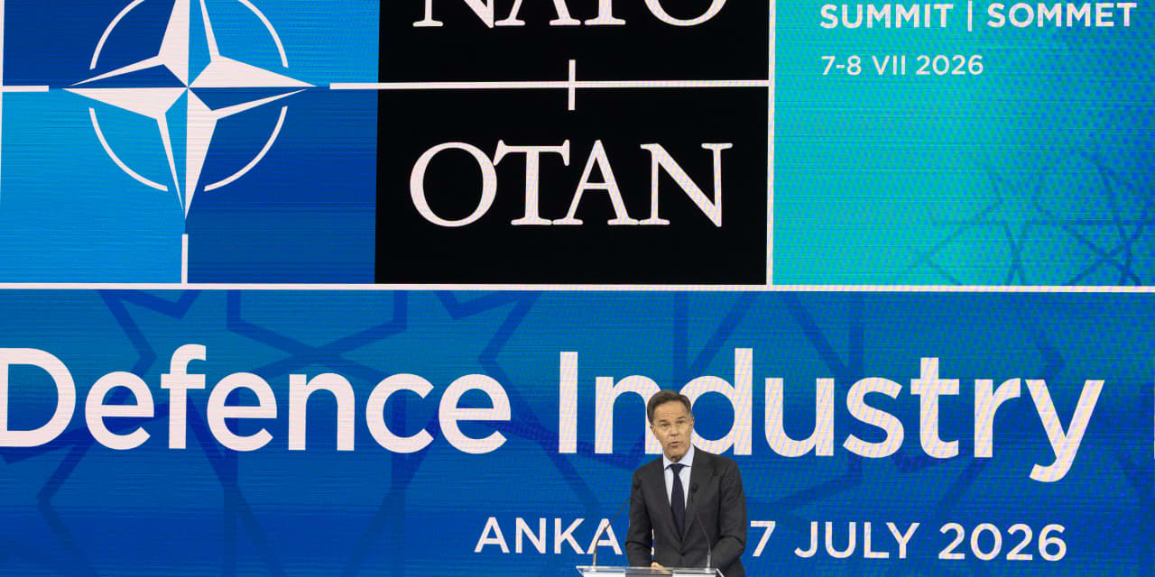 MarketWatch social image for its NATO defense-deal report.