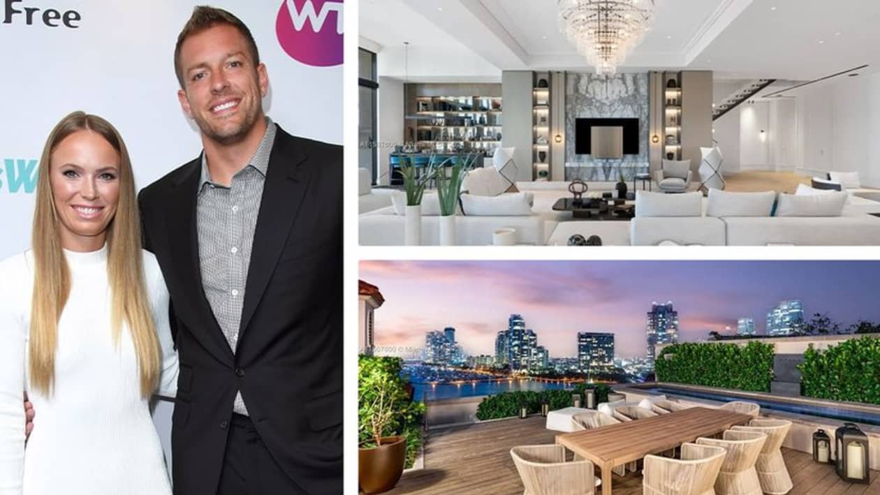 Caroline Wozniacki and David Lee put Miami beach penthouse on the