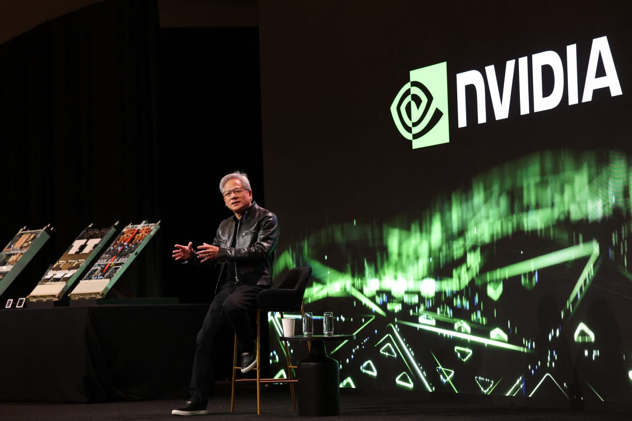 Nvidia’s stock shoots toward best day since April as tech sector rebounds