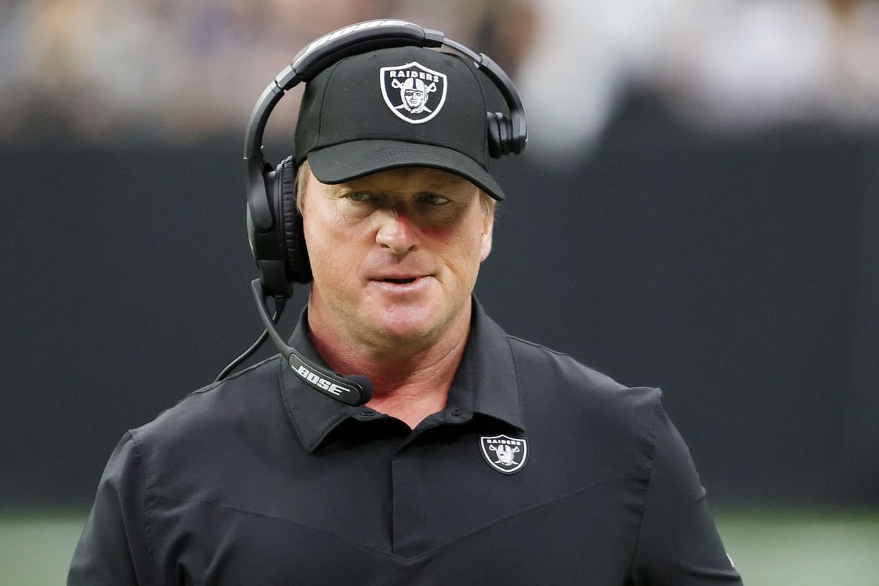 Jon Gruden repeats that he's not a racist after Raiders loss