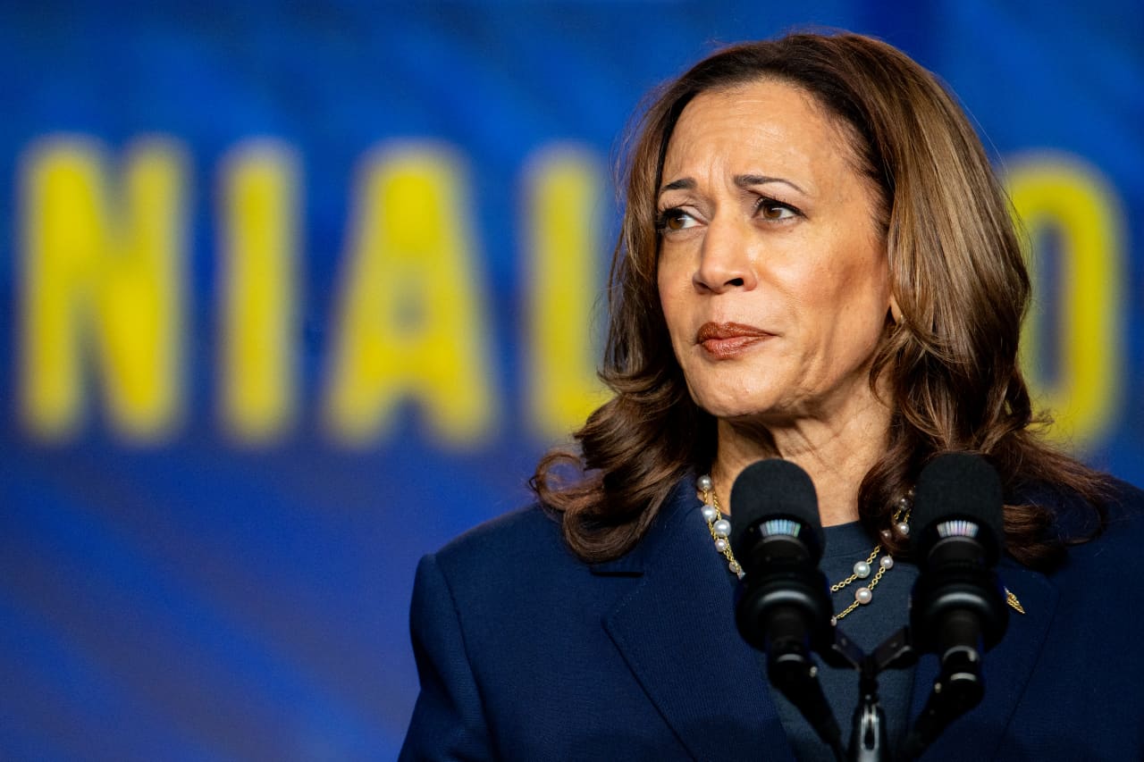Why this stock-market selloff could be bad news for Kamala Harris