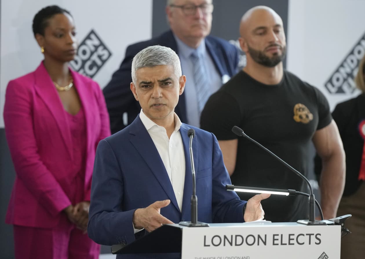 Labour’s Sadiq Khan wins record third term as London mayor as U.K ...