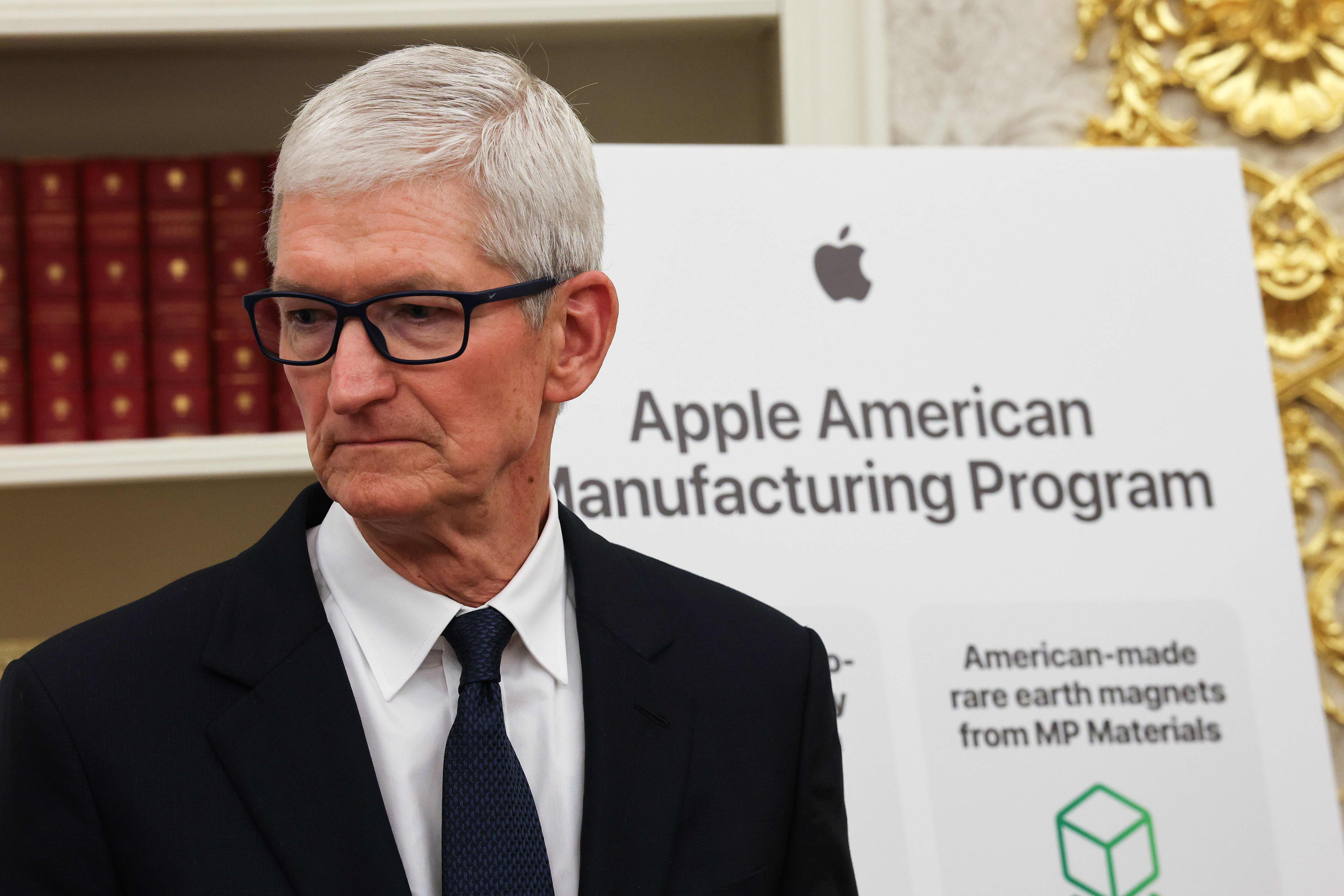 Tim Cook at Apple American Manufacturing Program announcement.