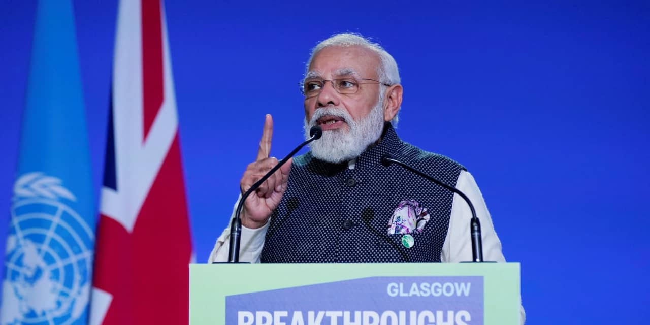 #: India’s Modi surprises COP26 climate summit with 2070 target for net-zero emissions