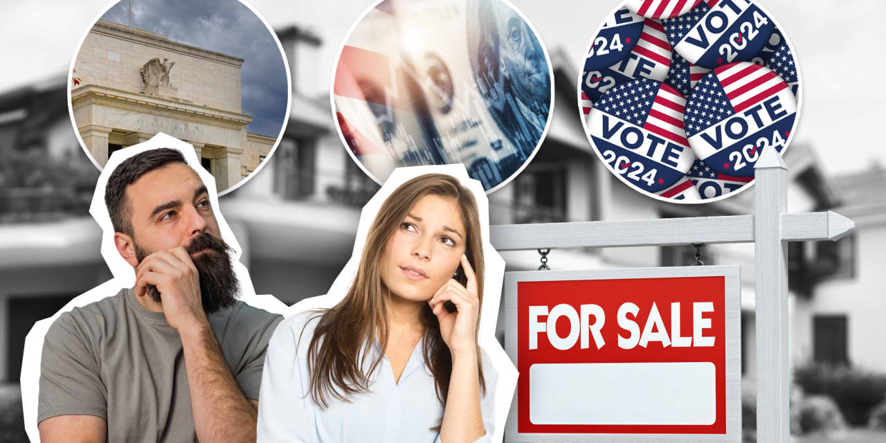 Fidgety homebuyers want the election to be over before they make the move. No one knows what will happen.