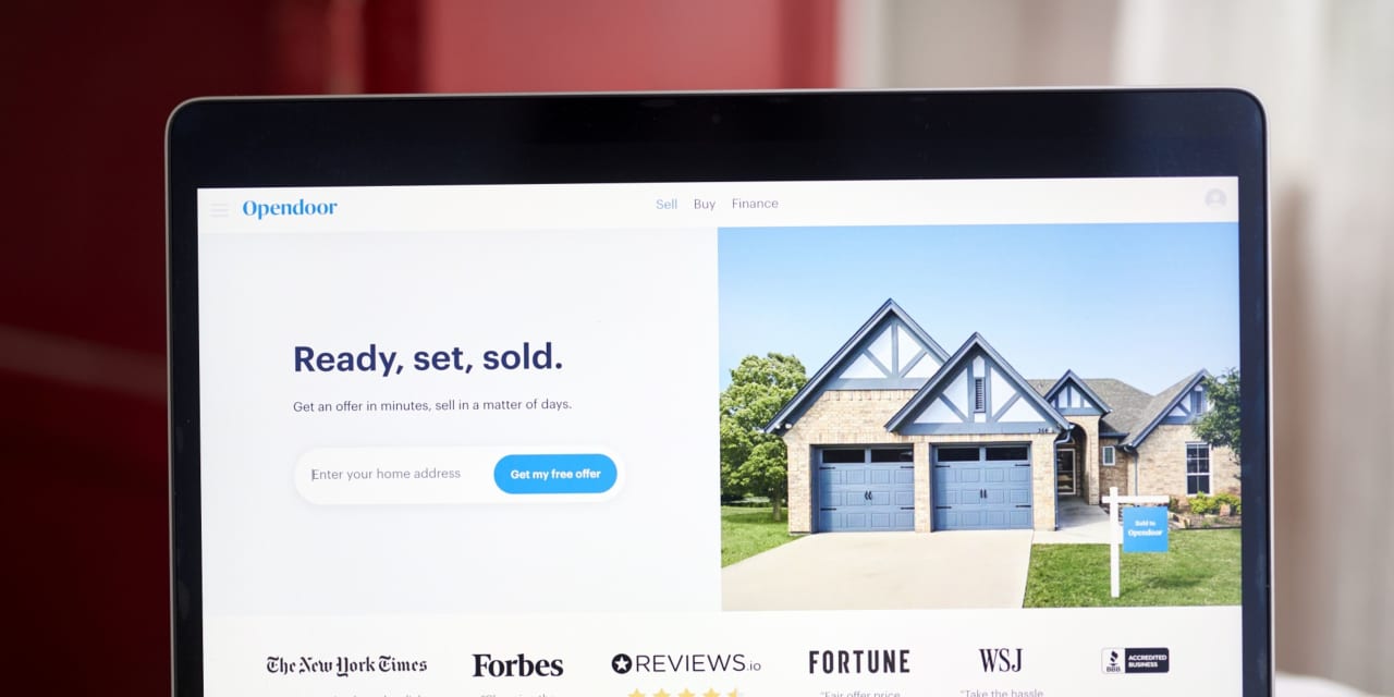 Stocks of Zillow rivals Opendoor, Offerpad rally after sales, forecasts