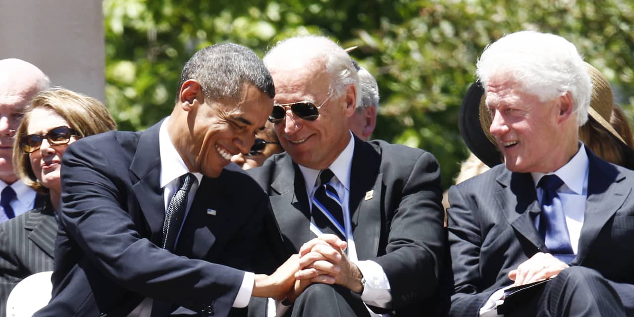 Biden fundraiser in New York with Obama, Clinton nets record $25 million