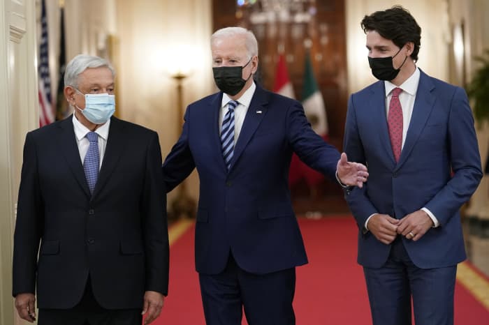 White House 3-Way Summit With Canada and Mexico