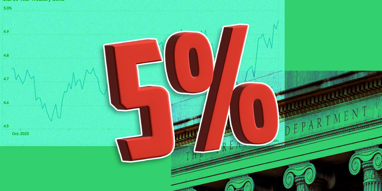 The bond market is nearing a 5% threshold — but there’s a crucial difference this time - MarketWatch