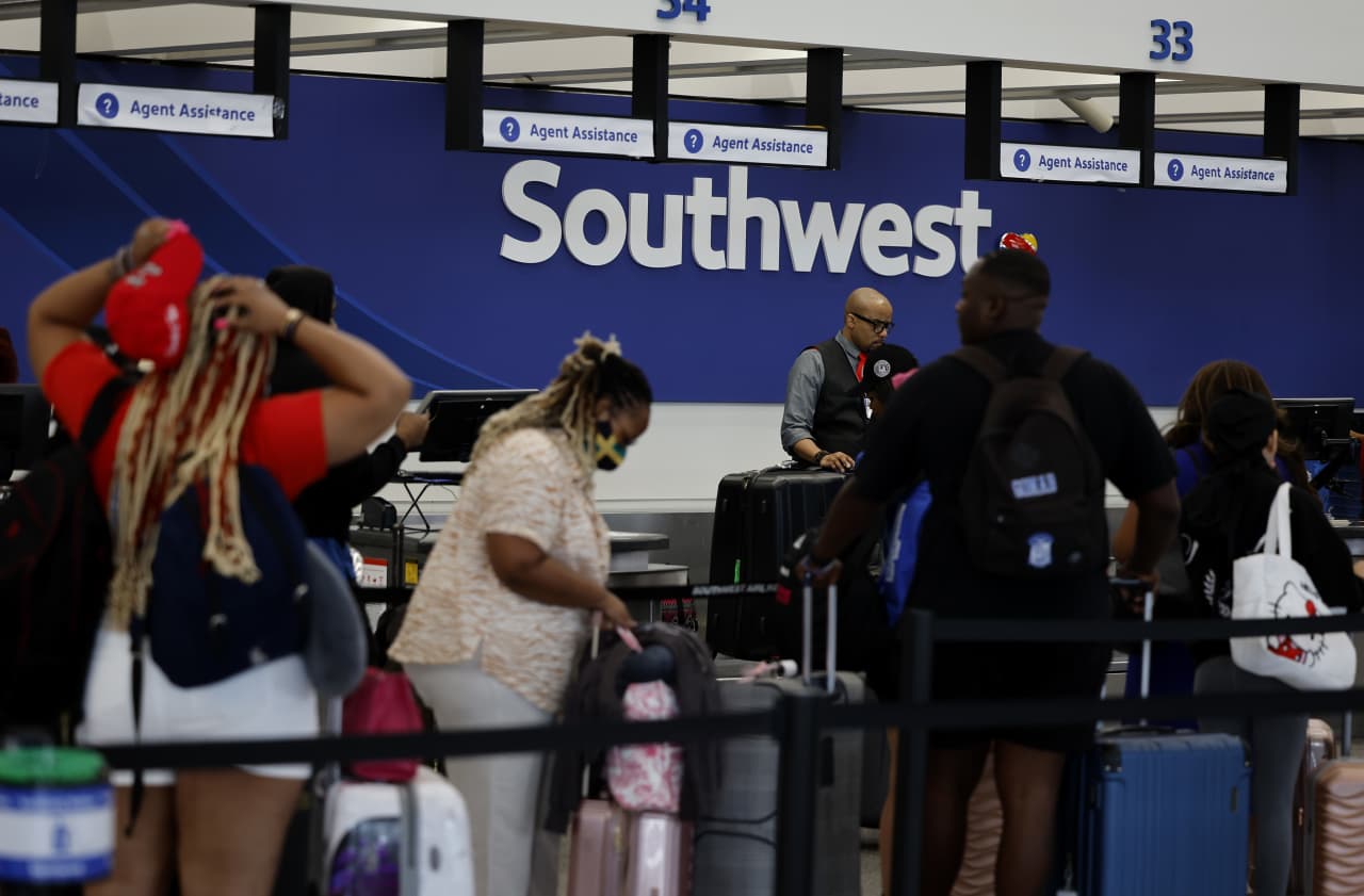 Southwest Airlines’ stock jumps as carrier is latest to raise guidance on strong travel demand