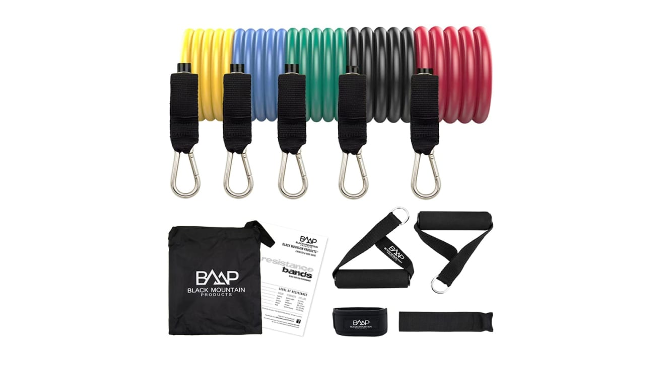 Black mountain resistance bands color code hot sale