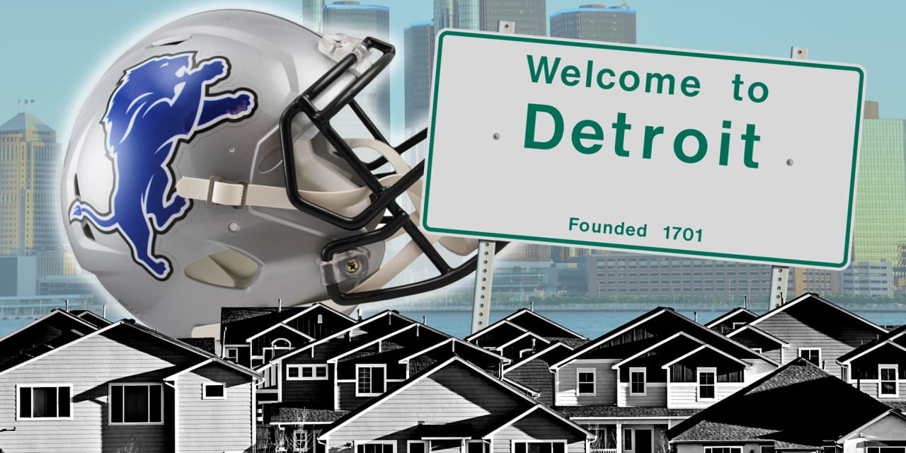 Detroit y su equipo de la NFL lucharon durante mucho tiempo.  ¿Podrá la ciudad volver a rugir como leones?