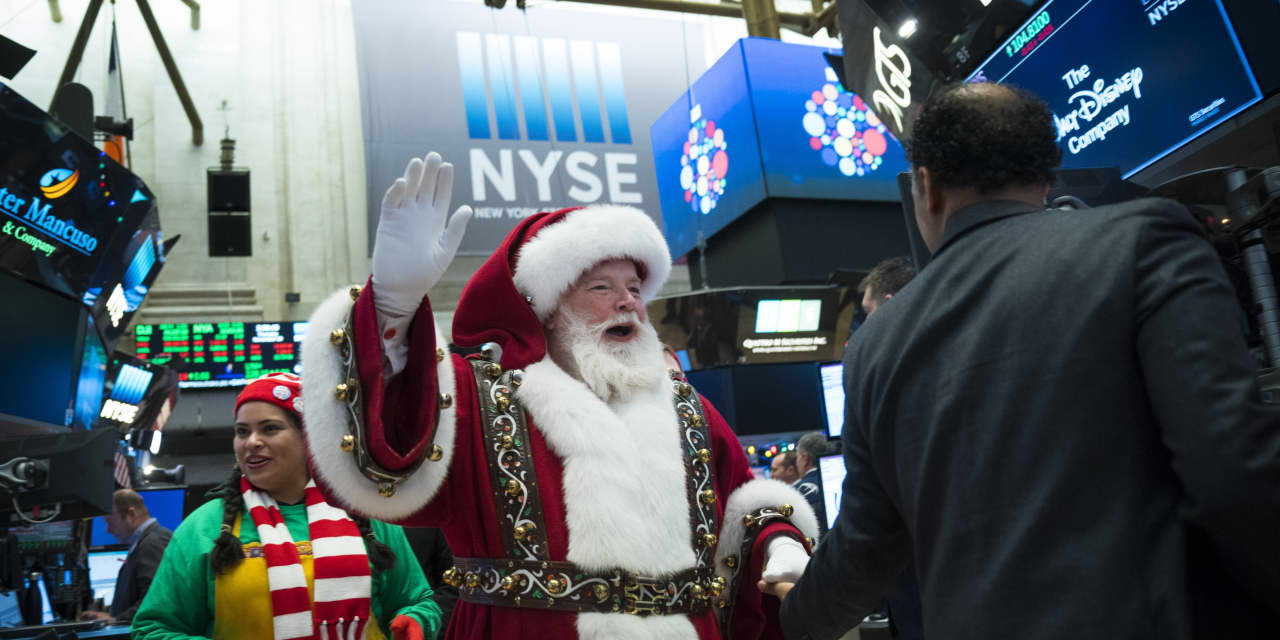 santa claus rally' for stocks is likely this year -- but you won't be opening presents until after christmas - marketwatch