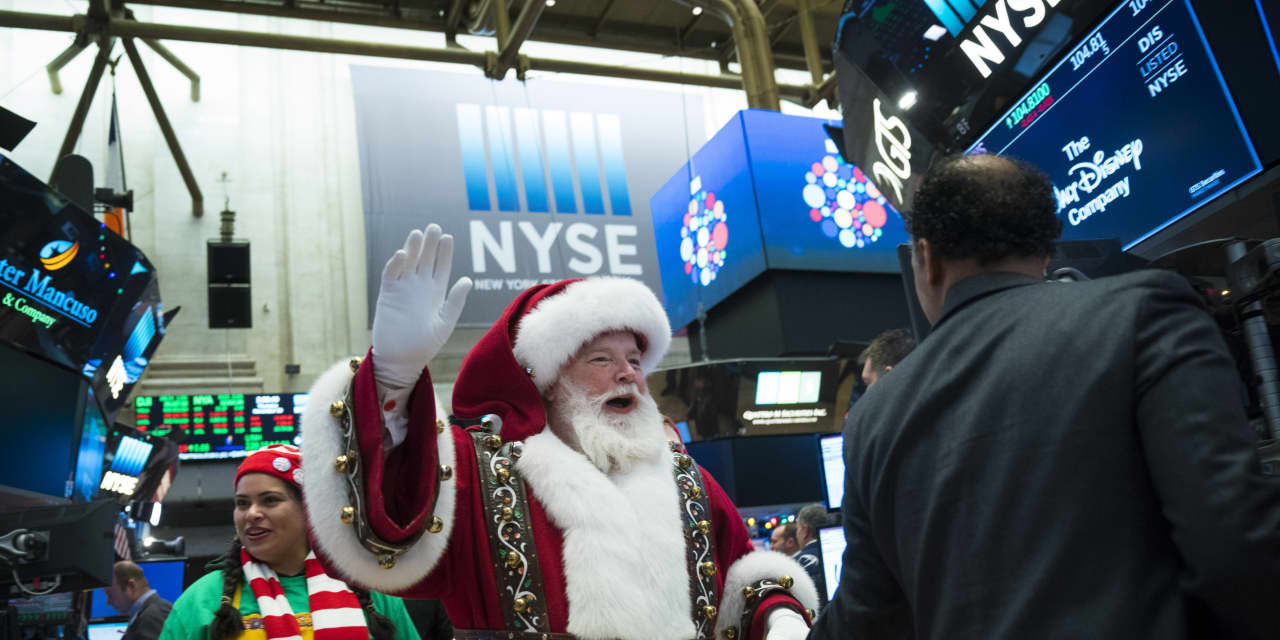 Santa Claus rally' for stocks is likely this year -- but you won't be opening presents until after Christmas - MarketWatch