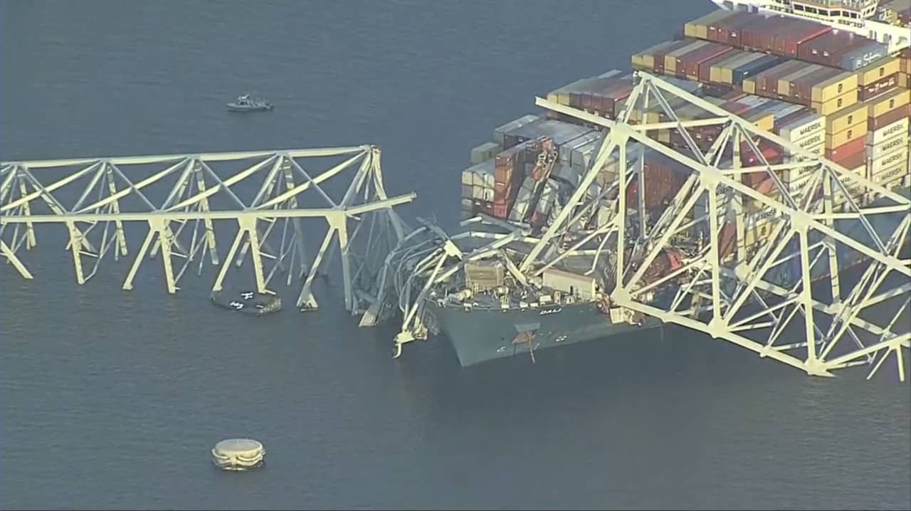 Baltimore's Francis Scott Key Bridge Collapses After Cargo Ship Crashes ...