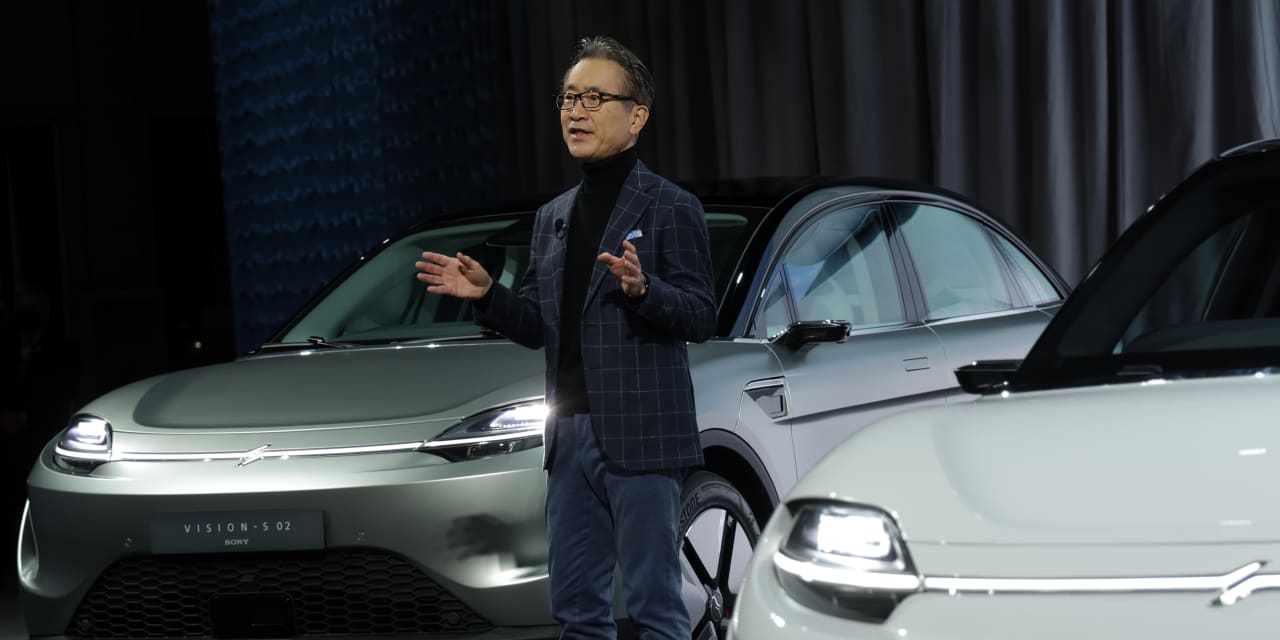 Sony announces new electricvehicle unit, rolls out prototype SUV at