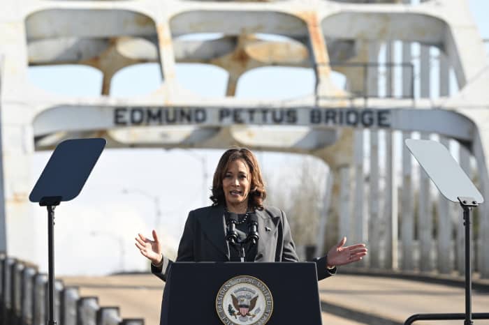 Right to vote is under attack in U.S., Harris and Garland say in Selma -  MarketWatch