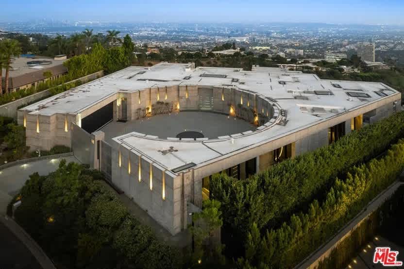 Out-of-this world concrete fortress in Beverly Hills for sale by billionaire James Jannard for $68 million