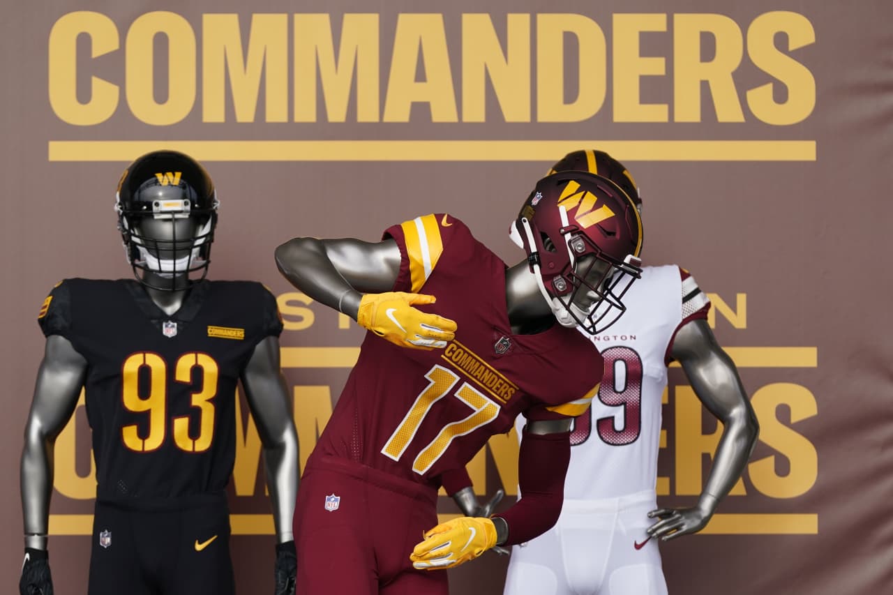 Washington Commanders: See new logo and jerseys for Washington's NFL team -  MarketWatch