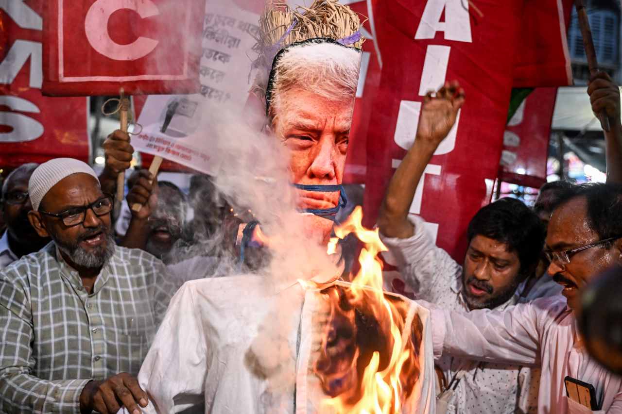 Trump’s 50% tariffs on India kick in. Clothes, jewelry and shrimp are getting hit.