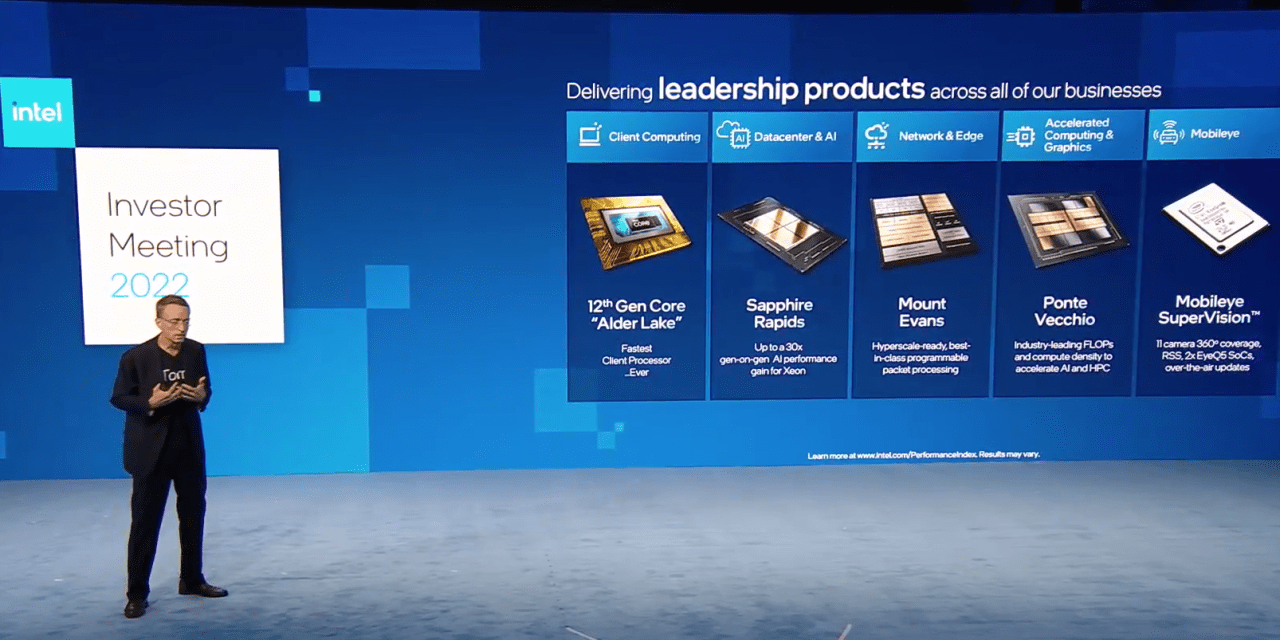 Intel Investor Meeting Keynote SemiWiki