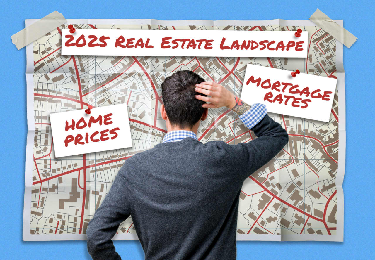 Will mortgage rates and home prices go down next year? Your 2025 real-estate road map.