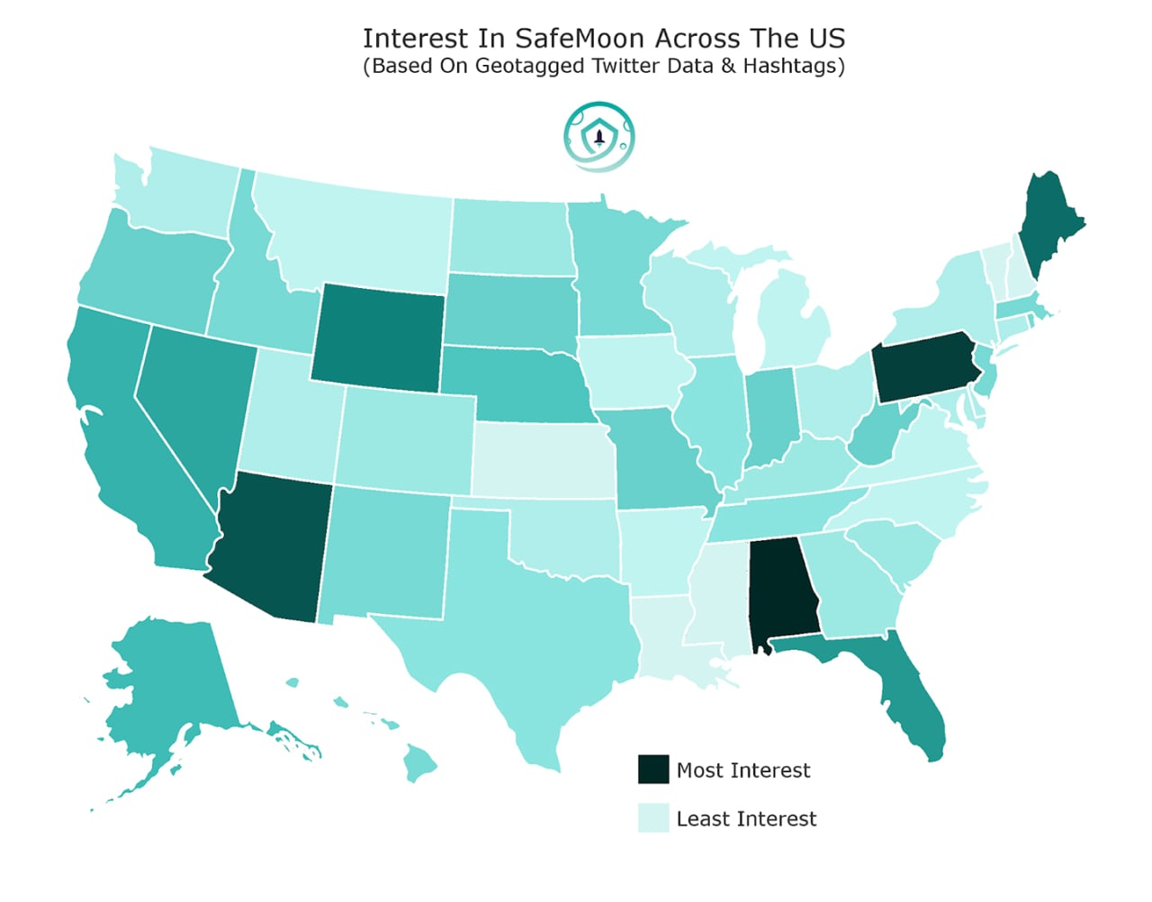 This map shows where the Safemoon cryptocurrency is most popular -  MarketWatch
