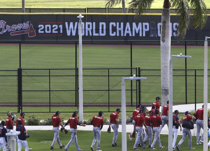 Major League Baseball's spring training gets under way