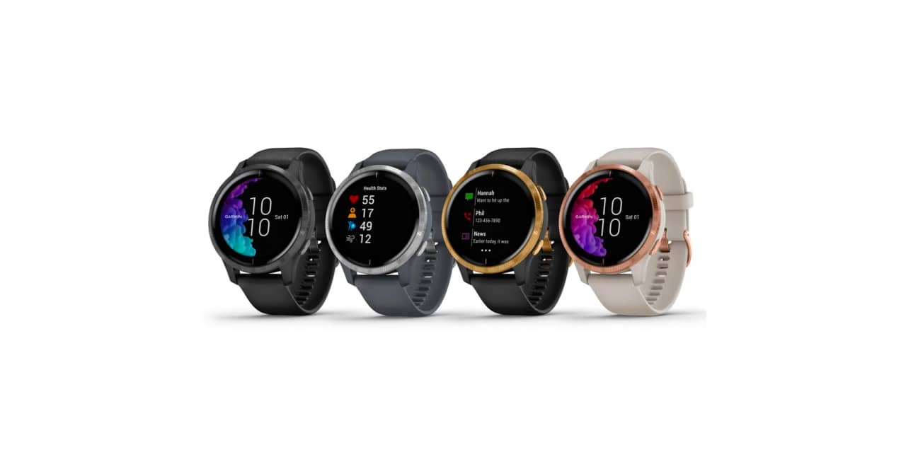  Garmin Venu, GPS Smartwatch with Bright Touchscreen