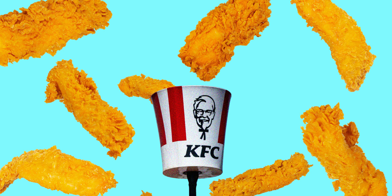 Chicken tenders are taking over the world, and KFC is rushing to keep up