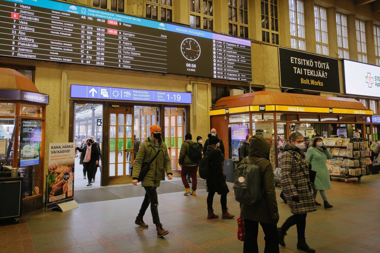Finland national railway suspends service to St. Petersburg from Helsinki -  MarketWatch