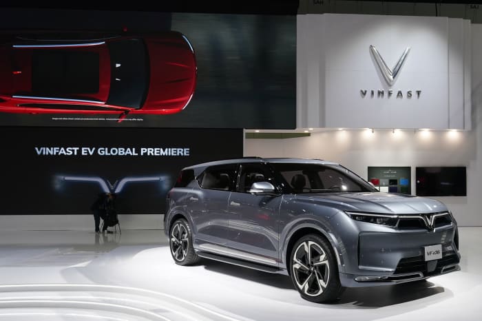 Vietnamese EV maker VinFast to build manufacturing plant in North Carolina  - MarketWatch